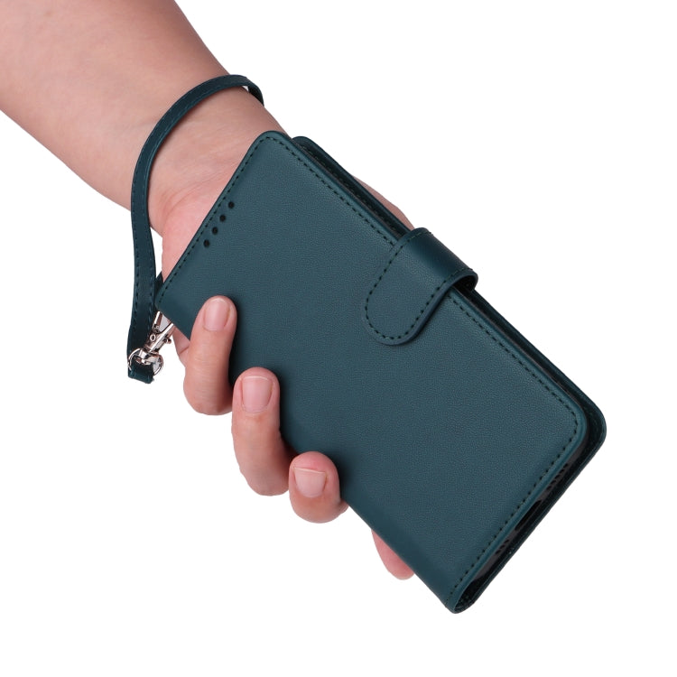 Pour Redmi 14C 4G BETOPNICE BN-005 Étui de téléphone détachable 2 en 1 en simili cuir véritable (Bleu)