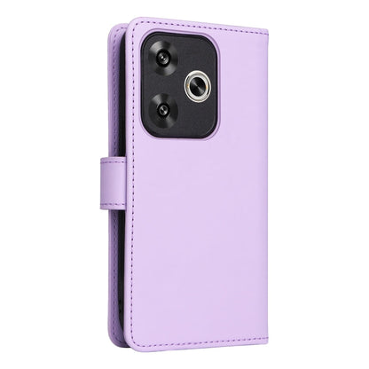 For Xiaomi POCO F6 BETOPNICE BN-005 2 in 1 Detachable Imitate Genuine Leather Phone Case(Light Purple)