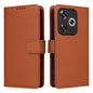 For Xiaomi POCO F6 BETOPNICE BN-005 2 in 1 Detachable Imitate Genuine Leather Phone Case(Brown)