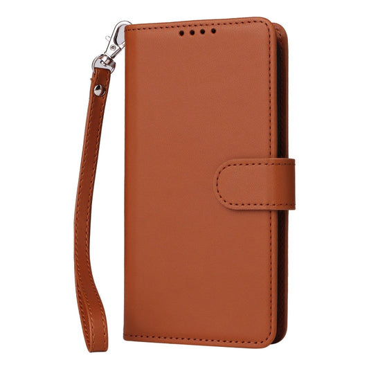 For Xiaomi POCO F6 BETOPNICE BN-005 2 in 1 Detachable Imitate Genuine Leather Phone Case(Brown)
