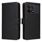 For Xiaomi POCO F6 Pro BETOPNICE BN-005 2 in 1 Detachable Imitate Genuine Leather Phone Case(Black)
