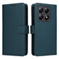 Pour Xiaomi 14T Pro BETOPNICE BN-005 Étui de téléphone détachable 2 en 1 en cuir véritable (Bleu)