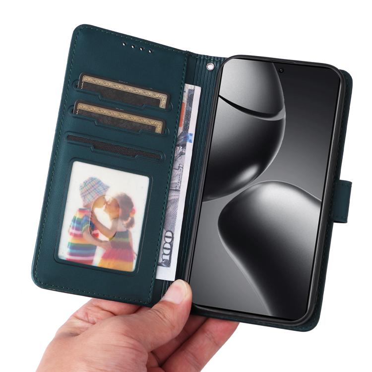 Pour Xiaomi 14T Pro BETOPNICE BN-005 Étui de téléphone détachable 2 en 1 en cuir véritable (Bleu)