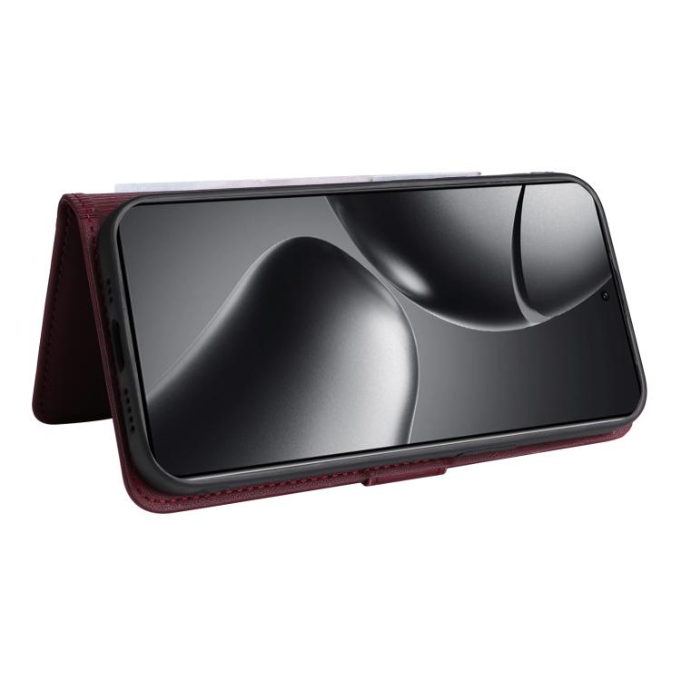 For Xiaomi 14T Pro BETOPNICE BN-005 2 in 1 Detachable Imitate Genuine Leather Phone Case(Wine Red)