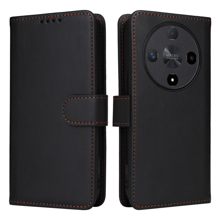 For Honor X9b BETOPNICE BN-005 2 in 1 Detachable Imitate Genuine Leather Phone Case(Black)
