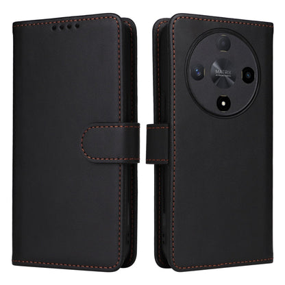 For Honor X9b BETOPNICE BN-005 2 in 1 Detachable Imitate Genuine Leather Phone Case(Black)