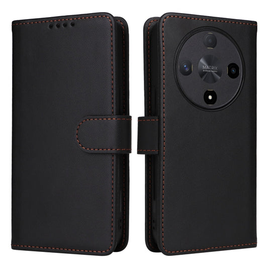 For Honor X9b BETOPNICE BN-005 2 in 1 Detachable Imitate Genuine Leather Phone Case(Black)