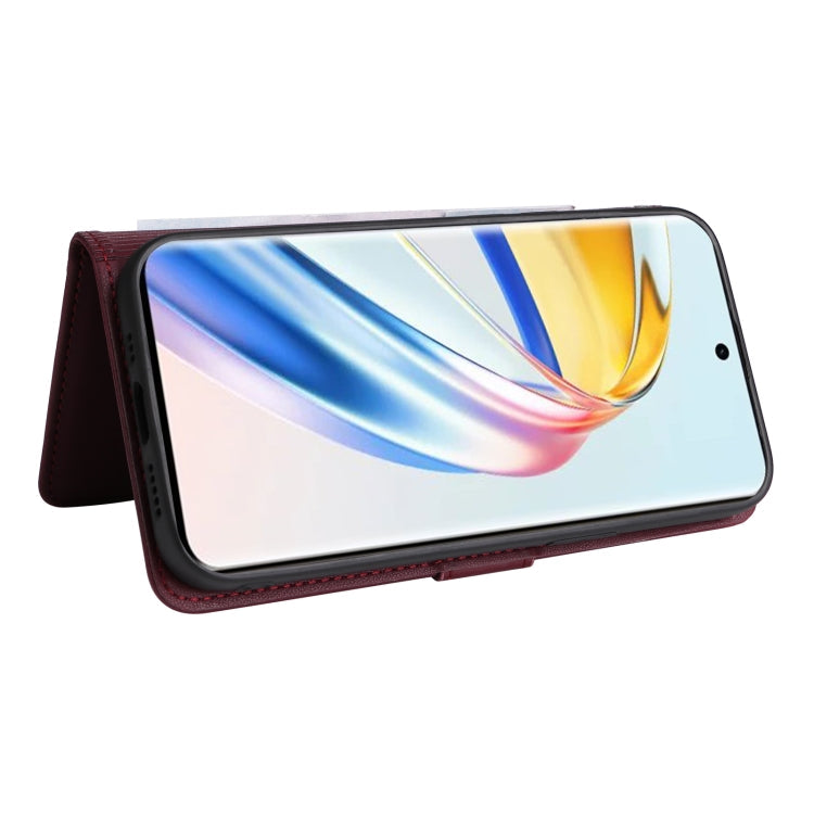 For Honor X9b BETOPNICE BN-005 2 in 1 Detachable Imitate Genuine Leather Phone Case(Wine Red)