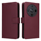 For Honor Magic6 Lite 5G BETOPNICE BN-005 2 in 1 Detachable Imitate Genuine Leather Phone Case(Wine Red)