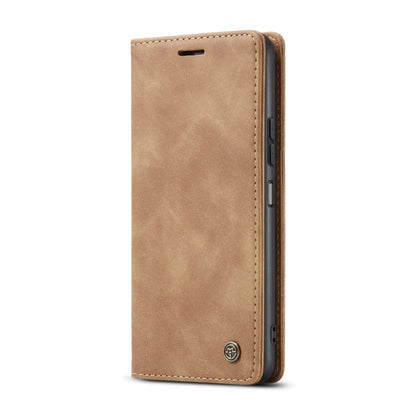 For Redmi 13 CaseMe 013 Multifunctional Horizontal Flip Leather Phone Case(Brown)
