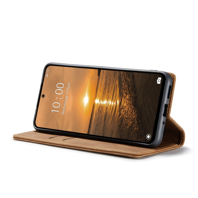 For Redmi 13 CaseMe 013 Multifunctional Horizontal Flip Leather Phone Case(Brown)