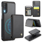 For Samsung Galaxy A50 JEEHOOD J05 Business Magnetic Style RFID Leather Phone Case(Black)