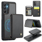 For Samsung Galaxy A34 5G JEEHOOD J05 Business Magnetic Style RFID Leather Phone Case(Black)
