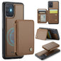 For Samsung Galaxy A51 4G JEEHOOD J05 Business Magnetic Style RFID Leather Phone Case(Brown)