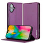 Pour iPhone 16 Plus LC.IMEEKE Série L1 Étui de téléphone en PU à texture fine givrée (violet)