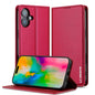 For iPhone 16 Plus LC.IMEEKE L1 Series Frosted Fine Texture PU Phone Case(Red)
