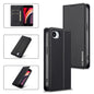 For iPhone 16e / 17e LC.IMEEKE L1 Series Frosted Fine Texture PU Phone Case(Black)