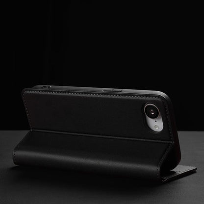For iPhone 16e / 17e LC.IMEEKE L1 Series Frosted Fine Texture PU Phone Case(Black)