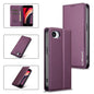 For iPhone 16e / 17e LC.IMEEKE L1 Series Frosted Fine Texture PU Phone Case(Purple)