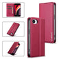 For iPhone 16e / 17e LC.IMEEKE L1 Series Frosted Fine Texture PU Phone Case(Red)