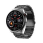 LF38 1.6 inch IPS Screen Steel Strap Smart Watch Supports Blood Oxygen Monitoring(Black)