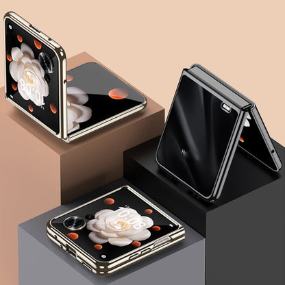 For Honor Magic V Flip GKK Electroplating Full Coverage Phone Case(Pink)