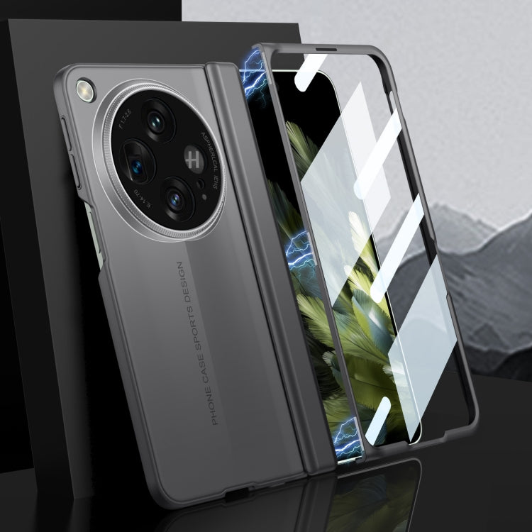 For OPPO Find N3 GKK Integrated Magnetic Blade Ultra-thin Full Coverage Phone Case(Grey)