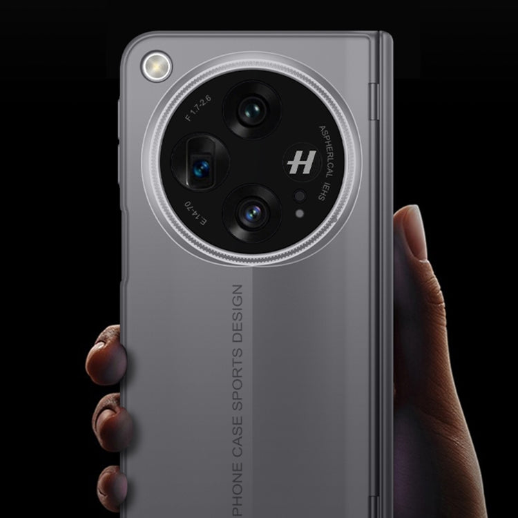 For OPPO Find N3 GKK Integrated Magnetic Blade Ultra-thin Full Coverage Phone Case(Grey)