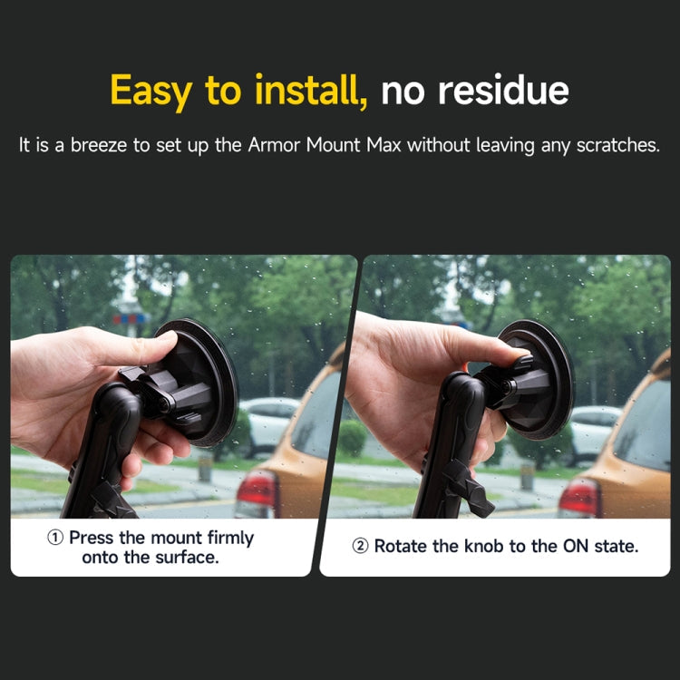 Ulefone UAN02 Armor Mount Max Car Phone Tablet Holder(Black)