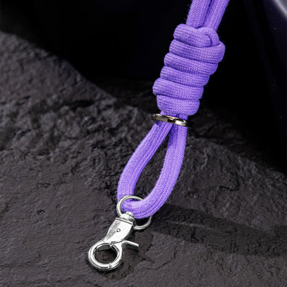 For Samsung Galaxy Z Flip6 / Flip7 FE GKK Airbag Hinge Full Coverage Phone Case with Crossbody Rope(Black)