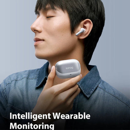 Sanag T51S TWS ANC Noise Reduction Wireless Bluetooth Earphone(White)