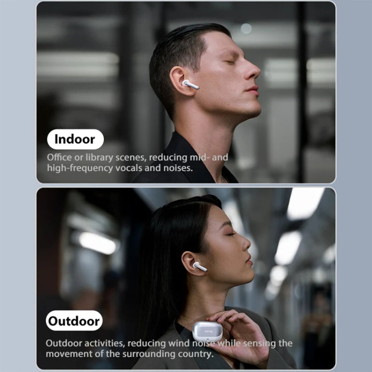 Sanag T51S TWS ANC Noise Reduction Wireless Bluetooth Earphone(White)