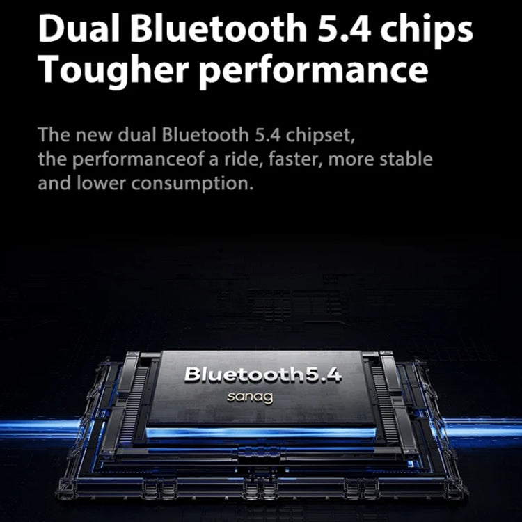 Sanag T51S TWS ANC Noise Reduction Wireless Bluetooth Earphone(White)