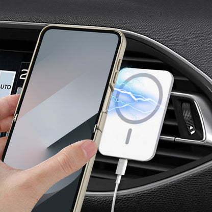 For Samsung Galaxy Z Flip6 / Flip7 FE GKK Integrated Ultra-thin MagSafe Phone Case with Ring Holder(Silver)