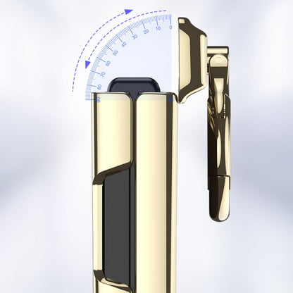 For Samsung Galaxy Z Flip6 / Flip7 FE GKK Integrated Electroplated Litchi Texture Leather Phone Case with Ring(Blue)