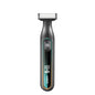 VGR V-360 5W USB Digital Display Electric T-shaped Shaver(Green)