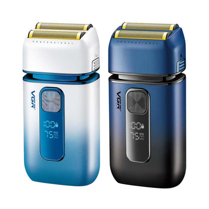 VGR V-362 5W USB Reciprocating Electric Shaver Bald Head Hair Clipper(Sky Blue)