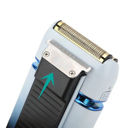 VGR V-362 5W USB Reciprocating Electric Shaver Bald Head Hair Clipper(Dark Blue)