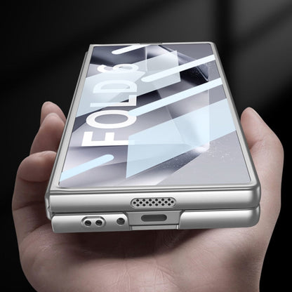 For Samsung Galaxy Z Fold6 GKK Integrated Ultra-thin Electroplating Lens Frame Phone Case(Grey)