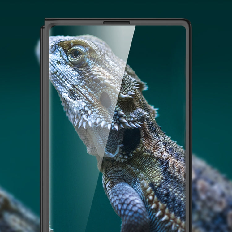 For Samsung Galaxy Z Fold6 GKK Integrated Ultra-thin Electroplating Lens Frame Phone Case(Silver)