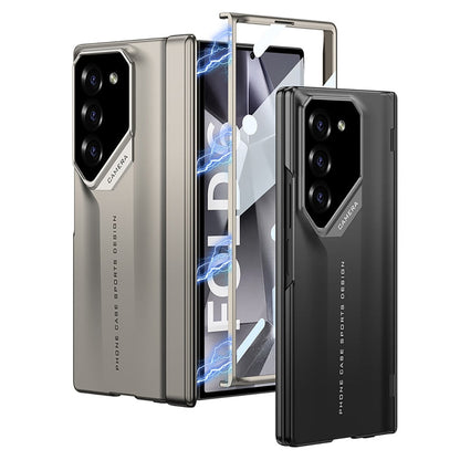 For Samsung Galaxy Z Fold6 GKK Integrated Folding Supercar Phone Case(Black)