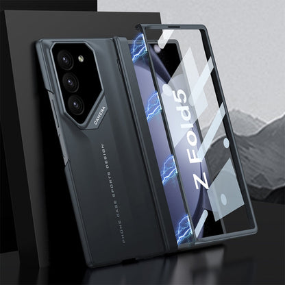 Pour l'étui de téléphone super-car pliant intégré GKK Samsung Galaxy Z Fold5 (vert)