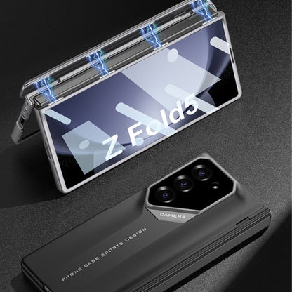Pour l'étui de téléphone super-car pliant intégré GKK Samsung Galaxy Z Fold5 (vert)