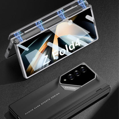 For Samsung Galaxy Z Fold4 GKK Integrated Folding Supercar Phone Case(Green)