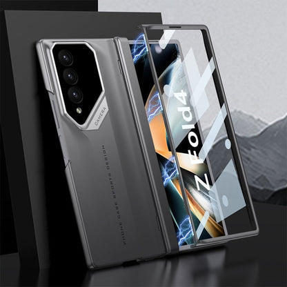 For Samsung Galaxy Z Fold4 GKK Integrated Folding Supercar Phone Case(Grey)