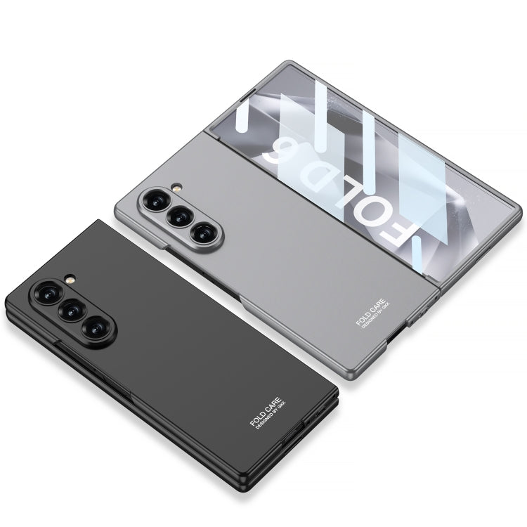 For Samsung Galaxy Z Fold6 GKK Integrated Unbounded Ultra-thin All-inclusive Phone Case(Silver)