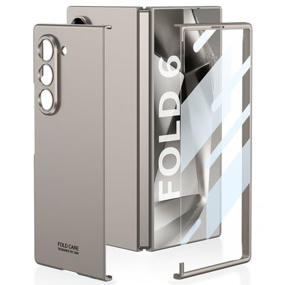For Samsung Galaxy Z Fold6 GKK Integrated Unbounded Ultra-thin All-inclusive Phone Case(Mountain Gray)