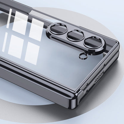 For Samsung Galaxy Z Fold6 GKK Integrated Magnetic Fold Electroplating Phantom Phone Case(Titanium Gray)