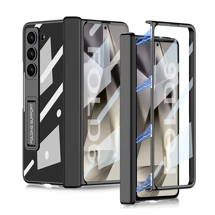 For Samsung Galaxy Z Fold6 GKK Integrated Magnetic Fold Hinge Phantom Phone Case(Black)