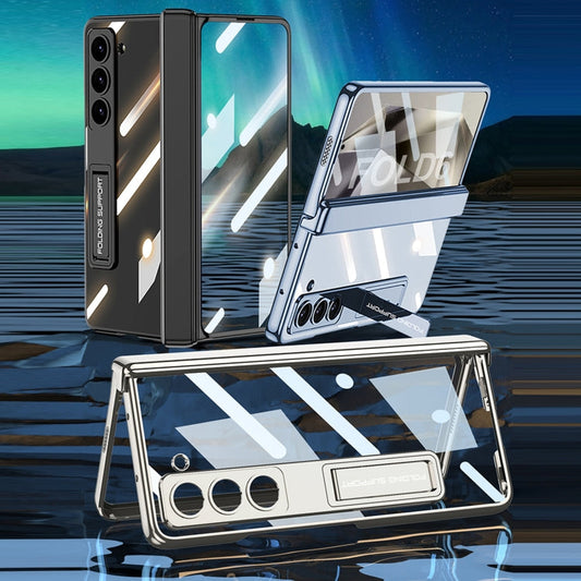 For Samsung Galaxy Z Fold6 GKK Integrated Magnetic Fold Hinge Phantom Phone Case(Titanium Gray)